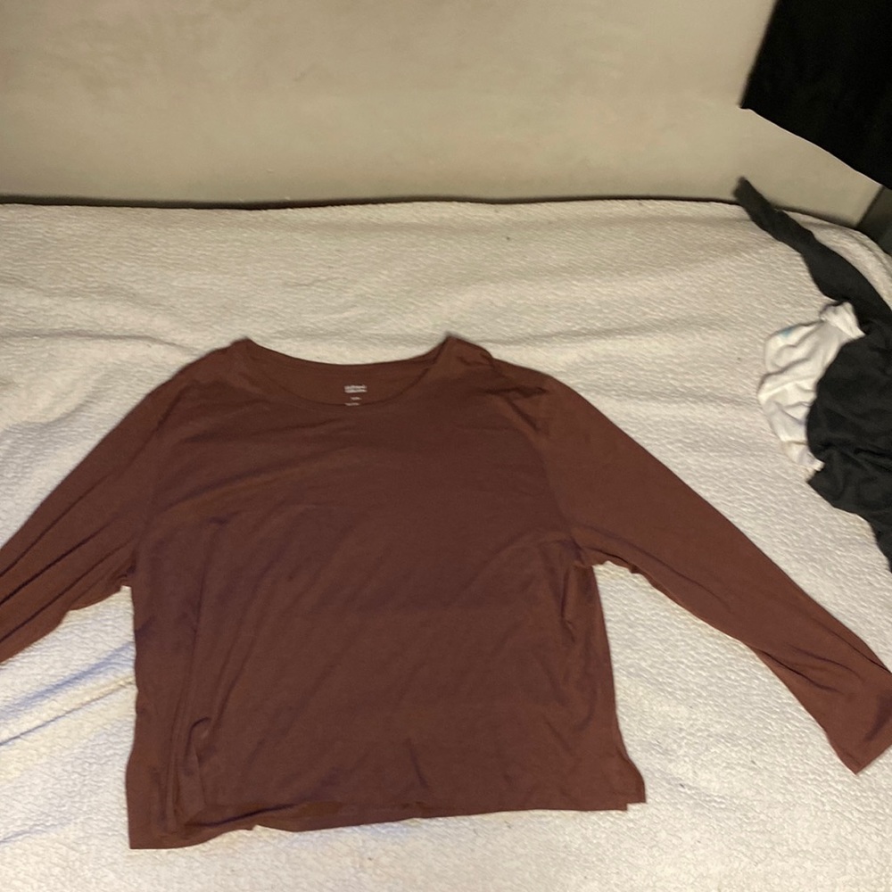 Burgundy long sleeve